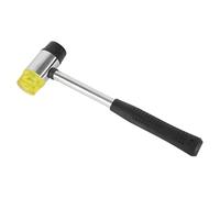 Rubber Mallet Hammer, Home Multifunctional Detachable Hammer, Nonslip Grip Dual Mini Rubber and Nylon Head Face