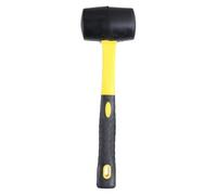 Rubber Mallet, Rubber Mallet Hammer Wood Tool Working Camping Handle Soft Blow Small for Craft