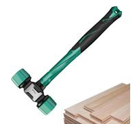 Rubber Mallet - Soft Hammer 34.5 x 13.5 x 4.3 cm Tool with TPU Iron PP Head | Non-Slip Handle Device for Furniture Assembly, Dorm Bed Installation, Workshop Repair, v