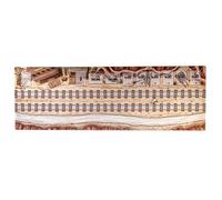 Rubber Mat Compatible with Colt Express Game 117 x 40 cm / 46 x 15.7 Inches