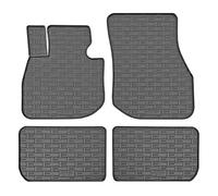 Rubber mats compatible with BMW iX1 (U11) 2022- (4-piece + mounting system)