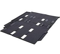Rubber mats suitable for VW T5 T6 rubber floor mat rear (passenger | Interior premium rubber floor mats complete
