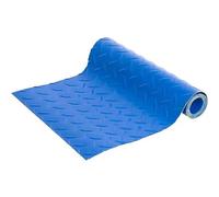 Rubber Matting Roll | Heavy Duty Rubber Mat Ideal for Garage Flooring, Gym Floor & Van Flooring | Checker Plate Diamond Non Slip Waterproof Rubber Sheet,Blue,1x3m