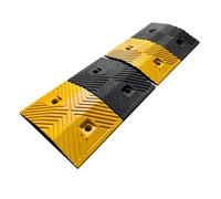 Rubber Modular Driveway Speed Bumps,Eye-catching Car the Way Slope Pad,L-100cm Speed Limit Pad,for Road School
