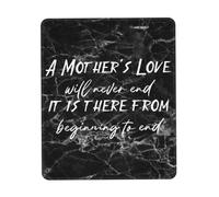 Rubber Mouse Pad, A Mother's Love Will Never End Mouse Mat Modern Desk Mats 25X30cm for Work Gamer Home