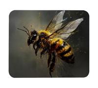 Rubber Mouse Pad Anti-Slip Rubber Cute Custom Pattern Bee Mouse Mat Desk Mats 25x30cm for Office,Laptop,Home