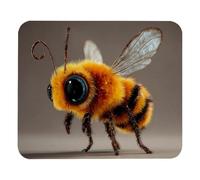 Rubber Mouse Pad Custom Personalized Bee Picture Office Mousepad Desk Pad 25x30cm for Game,Laptop,Gamer