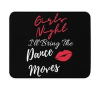 Rubber Mouse Pad, I'll Bring Dance Moves Night Outs Hilarious Choreographers Party Mouse Mat Premium Keyboard Pad 25X30cm for Gamer Typing Work