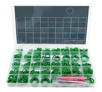 Rubber O Ring Assortment Kit 595Pcs Nitrile Sealing Washer Set 36 Sizes for Plumbing Auto Faucet Water Pipe Hydraulic Green Storage Case Gasket Collection
