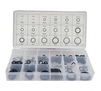 Rubber O Ring Assortment Kit with 225 Pieces and 18 Sizes for Car, Gas, Air, Electrical, Pumps, Bearings, and Rollers