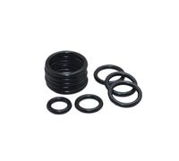 Rubber O-Ring Washer Gaskets， Nitrile O-Ring Gasket Black Pack Of 50 Multiple Sizes For Automotive Machine Plumbing(OD8mm CS2mm)