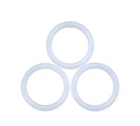 Rubber O-ring, Wire diameter 2mm Inner diameter 8mm Outer diameter 12mm, 100Pcs, White, 2x8x12mm