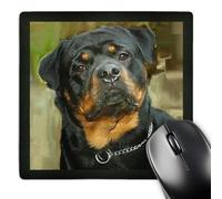 Rubber Office Mousepad Dogs Portrait 25X30Cm, Mouse Pad Premium Keyboard Pad For Gamer Studying Work