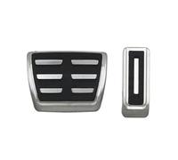 Rubber Pad Covers For Vw For Transporter For Multivan T5 T6 For Caravelle Stainless Steel Fuel Brake Footrest Pedal AT/MT(AT)