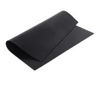 Rubber Pad Silicone Gasket Thickness 0.5mm To 5mm Black Silicone Rubber Sheet Plate Mat, 20 Inch X 20 Inch 1pc(0.5mm)