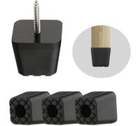 rubber pads,able leg floor protectors,Black, feet,Protects furniture, reduces n