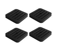 Rubber Pads, Appliance Noise Reduction, 4 Pieces, Anti-Vibration Mat, Rubber Stopper Sound Insulation, Compact Appliance Accessory, for Washing Machine Treadmill Fridge