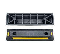 Rubber Parking Lot Driveway Stopper,Wheel Stop Stoppers | Driveway Car Garage Wheel Stopper for Cars, Trucks, Buses, Trailers, Rvs, and Forklifts