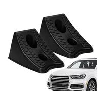 Rubber Parking Stoppers, Compact Garage Stopper, Wheel Chock Block, Easy Install Parking Stop, Car Wheel Chocks, Adjustable Parking Stopper, Non-Slip Garage Block, Parking Aid Block, Portable Wheel St