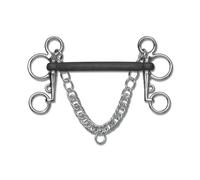 Rubber Pelham, rigid anatomical mouthpiece Waldhausen