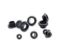 Rubber Pipe Cover,Flush Type Hole Plugs,3mm-50mm Snap-on Grommet End Caps Bung Black Wire Cable Protect Bush(50x60mm 1piece)