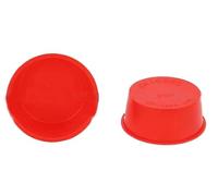 Rubber Pipe Cover,Flush Type Hole Plugs,Pack Of 20 Tapered Cap And Plug, Stopper Screw Round Shield 4~105mm Threaded Protective(Red,5mm)