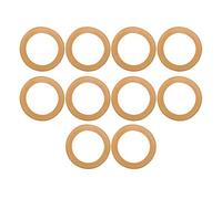 Rubber Piston Ring Set, 10PCs for 550w Silent Air Compressor, Insulated Pump Accessories - High Temperature Resistance, Durable Material, Easy Replacement