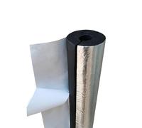 Rubber-Plastic Insulated Pipe, Thickened Aluminum Foil, Suitable for 22mm to 114mm, Freeze Protection, Sound Insulation(34mm*30mm*1m)