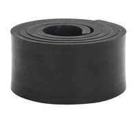 Rubber Plow Edge Black 180x10x1cm Styrene-Butadiene Heavy-Duty Mesh Reinforced.