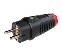 Rubber plug 16A 2P + Z 230V Schuko VDE TAURUS2 0512-sr