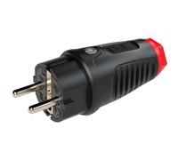 Rubber plug 16A 2P + Z 230V UNI-SCHUKO TAURUS2 0522-sr