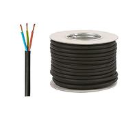 Rubber Pond Flexible Cable 3183P 3-Core 0.75mm2 x 25m Black