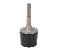 Rubber Power Hammer Round Shank Electric Drill Hammer, Power Tool Attachment for Ceramic Tile Floor Laying, 40Cr Steel Shank with Flat Rubber Head for Even Impact