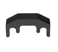 Rubber Practice Mute Rubber/Mental Violin Practice Mute Volume Control Colorful For practice(4 Claw Metal Black)
