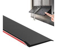 Rubber Rain Drip Guard Water Barrier Prevents Backflow for Windows，Self-Adhesive Rain Drip Guard - Rubber Roof Diverter, 7/1in Wide, 9.8ft Length - Prevents Rainwater Backflow for Doors & Wi