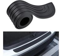 Rubber Rear Bumper Protector Strip for Toyota Highlander IV 7-Seat 2021 2022 2023, Self-Adhesive Anti-Scratch Trunk Door Sill Protector, Car Accessories,A BLACK