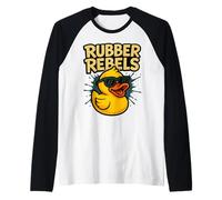 Rubber Rebels Cool Duck Retro Street Vibe Raglan Baseball Tee