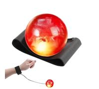 Rubber Rebound Sphere with String for Training Practice Fidget Toy | Wrist Return Sphere with Strap for Indoor Sports Gym School Activities