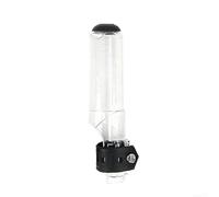 Rubber Reinforced Rod Protective Cap 90mm Wear-Resistant | ABS plastic build, 65mm size, secures guide ring, black finish, prevents tip damage