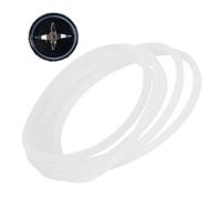 Rubber Replacement Gasket, O Gasket Blender Seal Replacement Ring Parts for Juicer Blender Flat Cross Blade (6PCS)