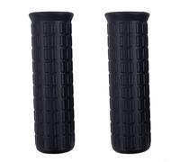 Rubber Replacement Handles 2Pcs for Wheelbarrows Featuring Non Slip Groove and Shock Absorption to Improve Handling Comfort and Control Outdoors (122 x 30mm)
