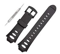 Rubber Replacement Watch Band Strap For SUUNTO OBSERVER SR X6HRM,Rubber Strap With Metal Connectors