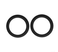 Rubber Rim Strip Set 2pcs for 10 Inch Speaker Cabinets Compatible with Common 10 Inch Driver Mounting Dimensions and Profiles