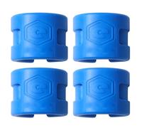 Rubber Rings Blue 4 Pcs Rear Fork Chain Protector for Mountain Bikes | Clip-mounted Design Helps Reduce Chain Noise, Protects against Chain Slap, Quick Installation, Fits Most Road Bicycles
