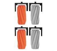 Rubber Roller Brush for DJI for romo for a2 P2: High-Efficiency Pet Hair & Dust Pickup - ABS Long-Lasting Main Brush Replacement for Robot Vacuum Cleaners(2pcs)