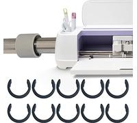 Rubber Roller Resolution Kit for Cricut Machine, Keep Rubber in Place with Retaining Rings - Compatible with Cricut Maker/Explore Air, Rubber Roller Replacement Parts