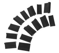 Rubber Sandpaper Holder Blocks for Woodworking, Three Shapes for Sanding | Black Contour-matching Design, Right Angle Profiles, Oval Diamond and Flared Forms, for Drywall and Furniture Refinishing