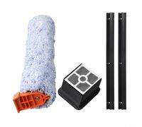 Rubber Scraper And Filter Kit For ILIFE for w90 Robot Rubber | Includes main roller brush, ensures deep cleaning on hard floors and carpets, compatible with W90