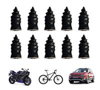 Rubber Screw Tire Plugs - 5Cm Portable Repair Nails, Screws Quick Fix Tool | Puncture Kit for Car Motorcycle Electric Bike Roadside Use