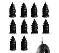 Rubber Screw Tire Plugs - Unniversal Tire Puncture Repair Kit, Sellf Sealing Screw Tire Plugs | Durabble Rubber Screw Plugs for Tubeless Tires, Quick Fix Flat Tire Repair for, Trucks, and Bikes